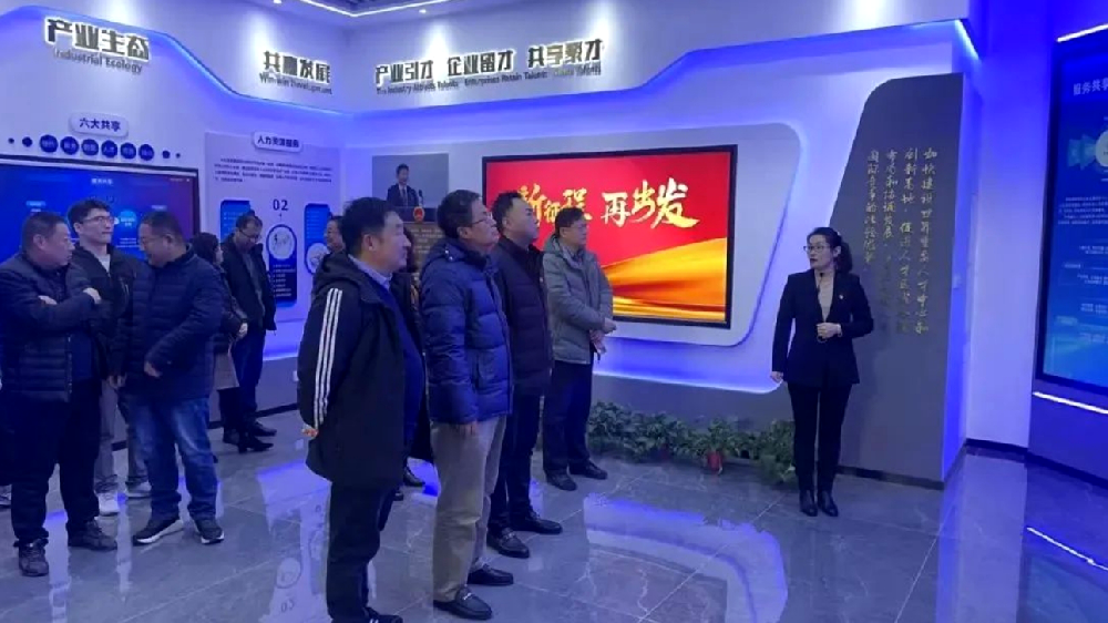 李沧区人社局机关党委主题党日活动走进人力资源共享经济产业园