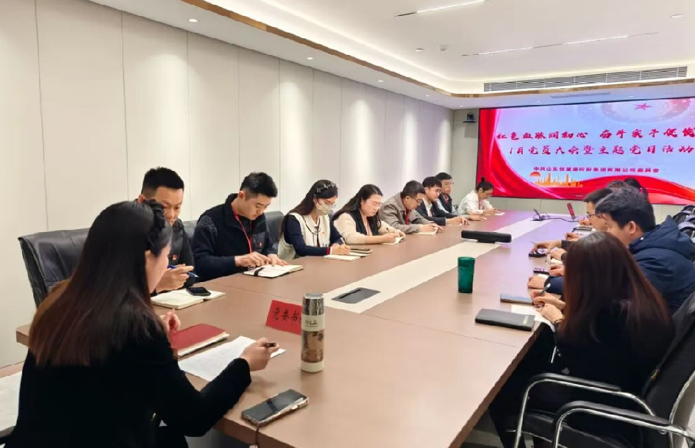 恒晟源集团党委开展一月份“主题党日 +”活动